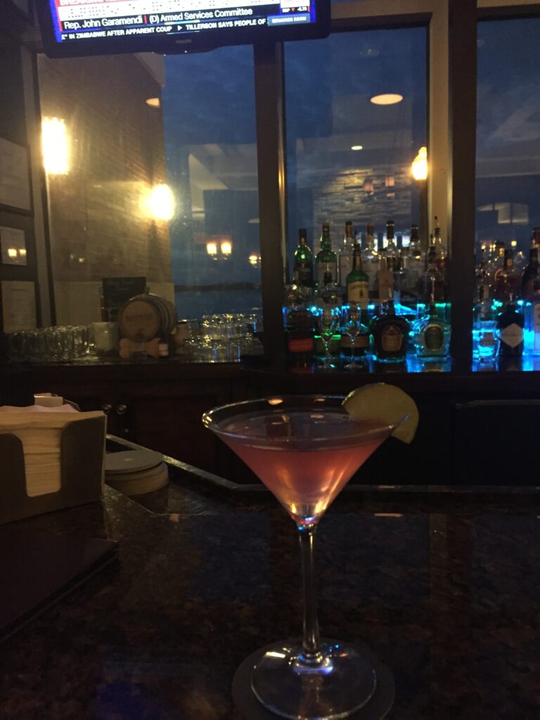 Cocktails overlooking Lake Erie