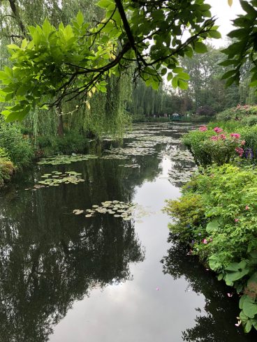 Famous view of the lily pond with bridge, Giverny