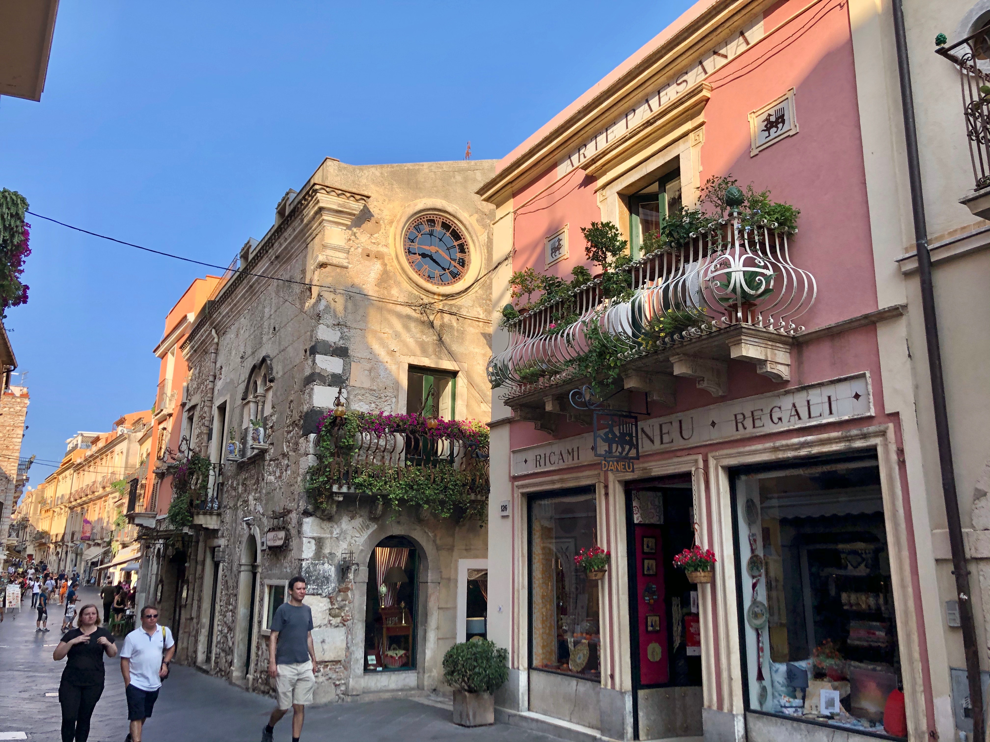 corso umberto, taormina