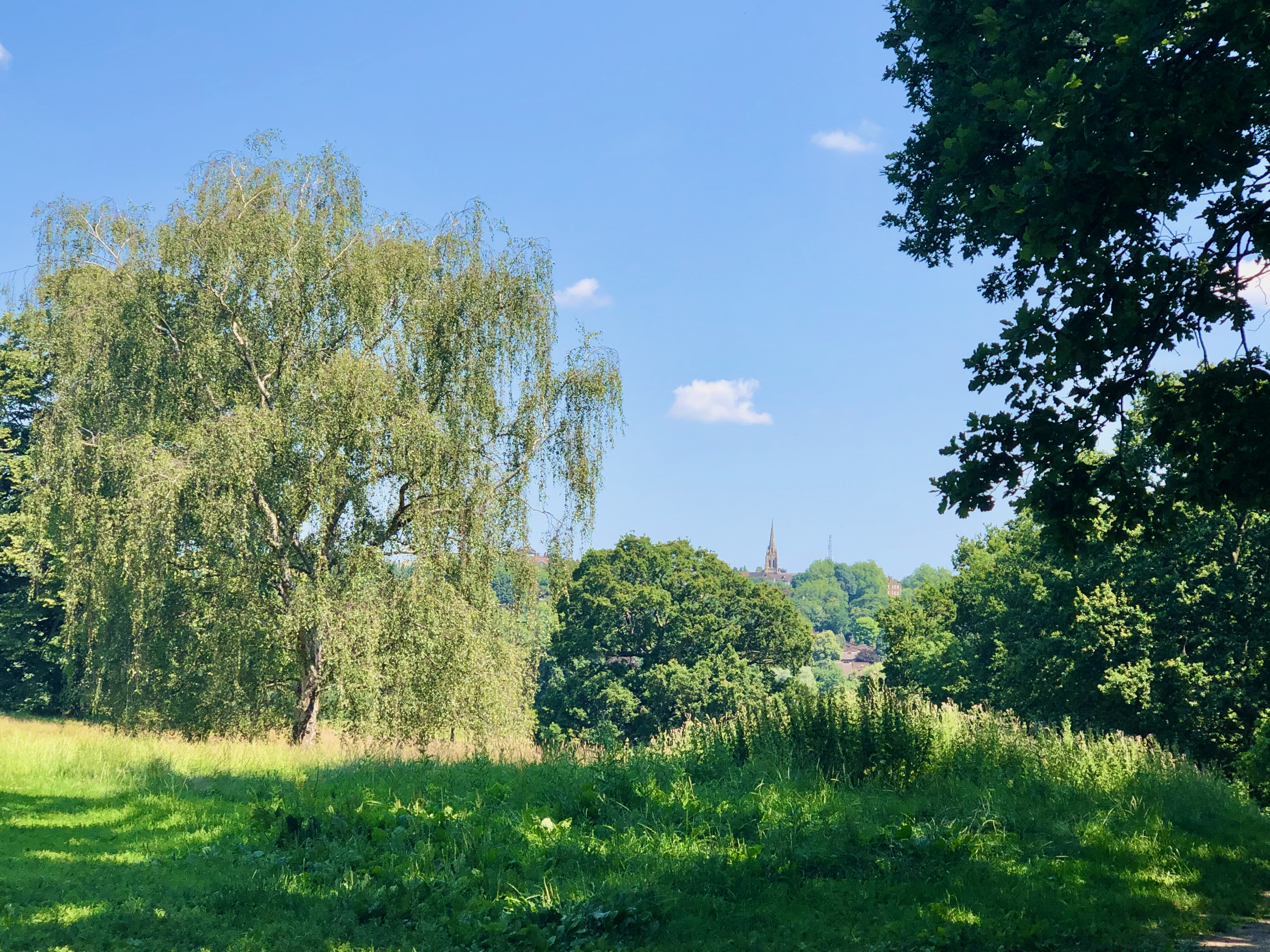 hampstead heath with church