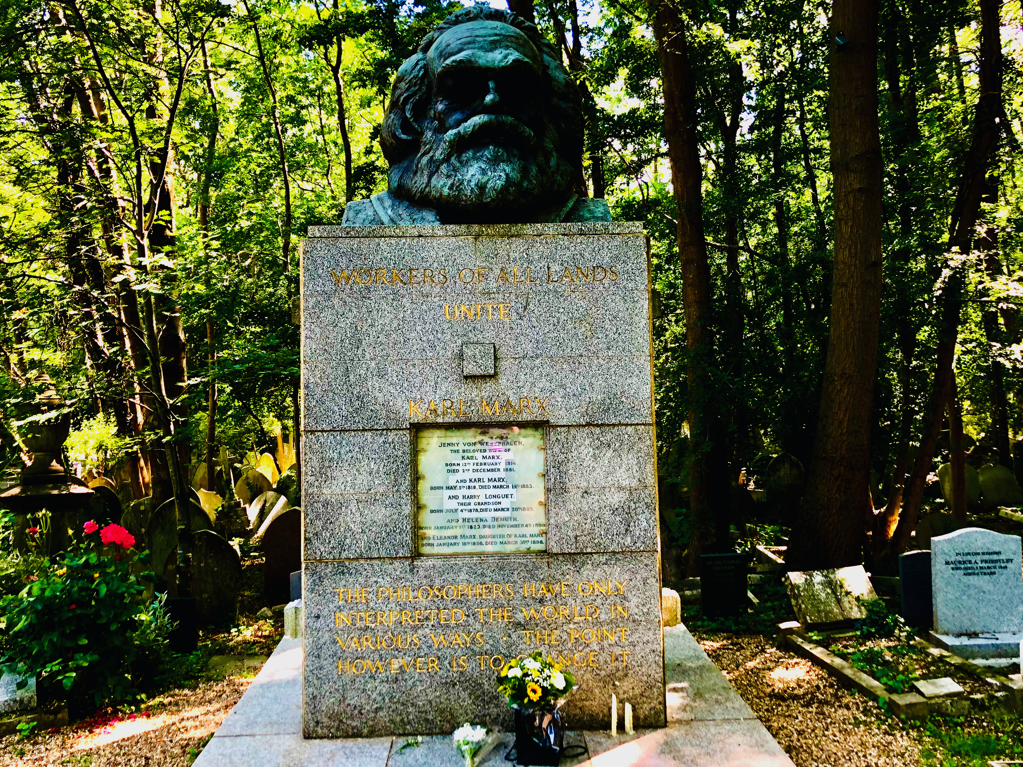 karl marx grave