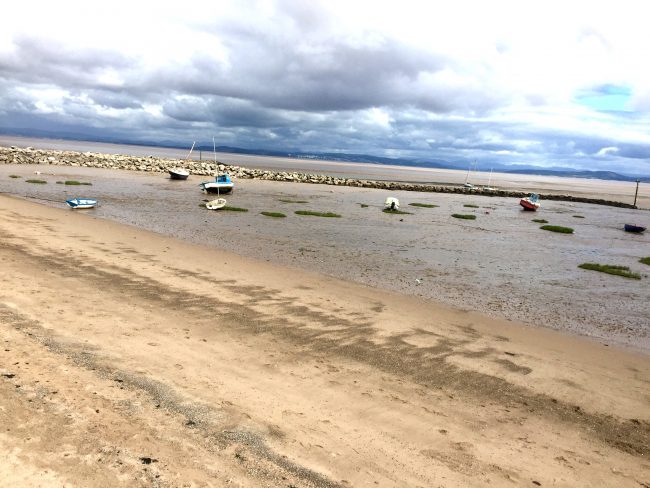 low tide morecambe bay
