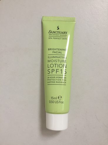 Sanctuary Spa spf face cream tube
