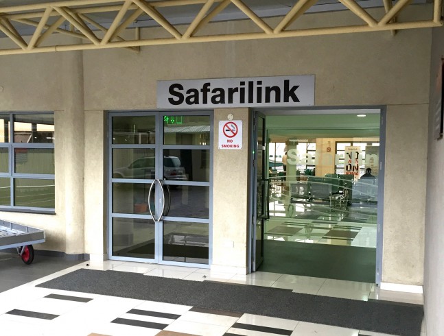 Reception and Waiting room at Wilson Airport, Nairobi