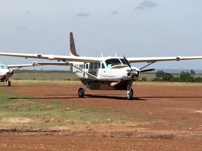 Waiting to return to Wilson Airport