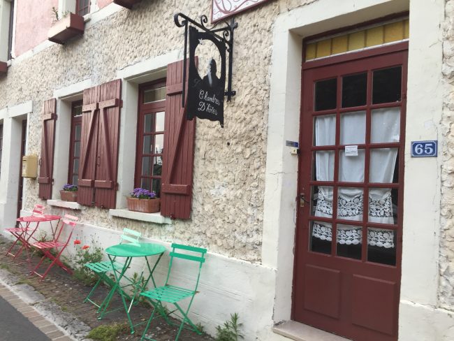 Our accommodation exterior, Giverny