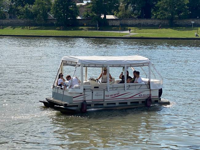Boating on River Vistula