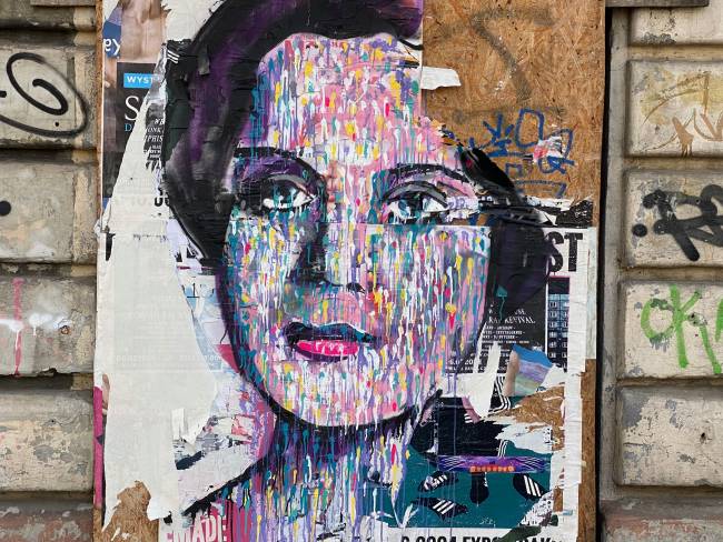 Graffiti, Jewish district, Krakow