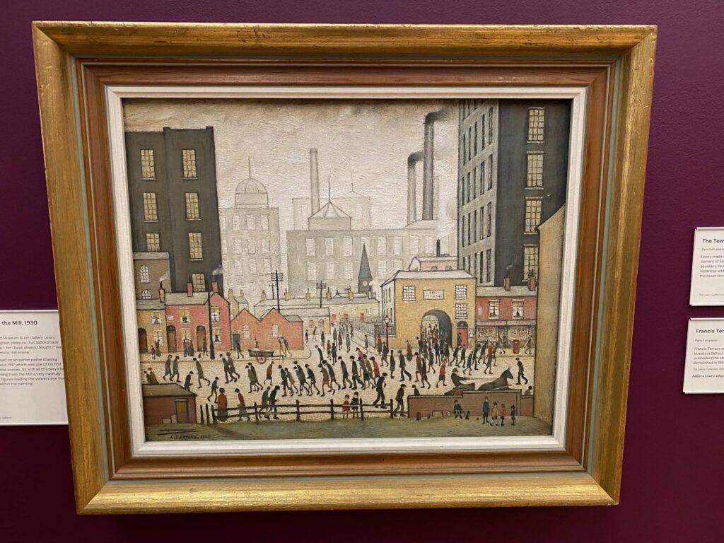 Mill scene 1965, LS Lowry