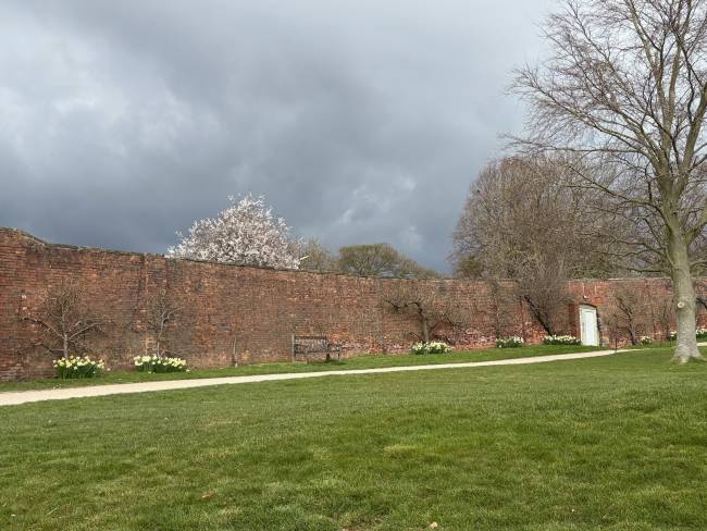 Yorkshire Sculpture Park walled garden