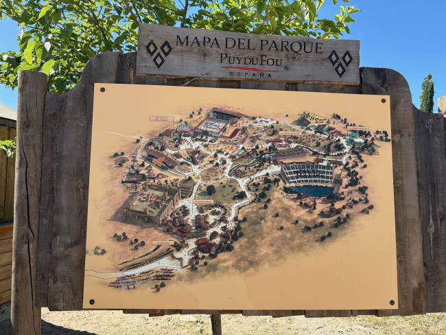 Map of Puy du Fou