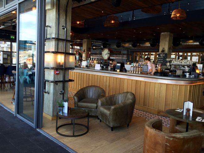 Inside the Sail Loft pub, Greenwich