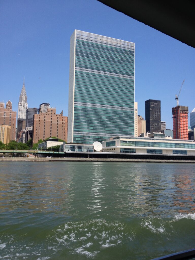 UN Building from the Circle Boat Tour